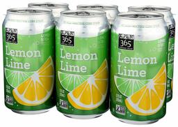 365 Everyday Value, Lemon Lime Soda, 6ct