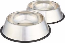 Amazon Basics Stainless Steel Dog Food Container Set of 2