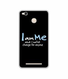 Amazon Brand - Solimo Designer Quotes UV Printed Soft Back Case Mobile Cover for Mi Redmi 3S Prime