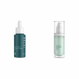 Belei Ferulic Acid + Vitamins C and E Serum, Fragrance Free, Paraben Free, 1 Fluid Ounce (30 mL) & Hydrating Hyaluronic Acid Serum, Fragrance Free, Paraben Free, 2 Fluid Ounces (60 mL)