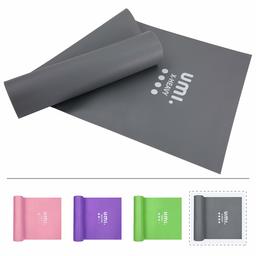 UMI. by Amazon - Resisitance Band Set Stretch Bands Exercise Bands for Yoga Ballet Pilates Workout Exercise Grey-1.5m