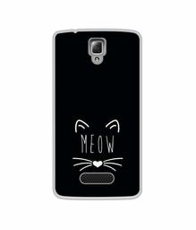Amazon Brand - Solimo Designer Meow UV Printed Soft Back Case Mobile Cover for Lenovo A2010