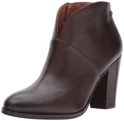 206 Collective Amazon Brand Women's Everett High Heel Ankle Bootie, Chocolate Brown, 11 B US