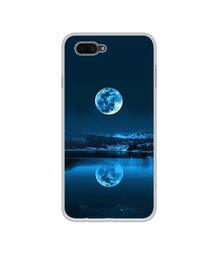 Amazon Brand - Solimo Designer Moon Pattern Print UV Printed Soft Back Case Mobile Cover for Oppo A3S