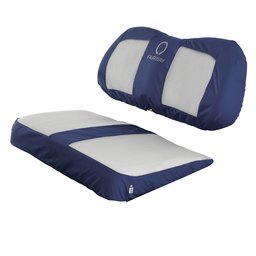 AmazonBasics Classic Accessories Fairway Golf Cart FadeSafe Deluxe Bench Seat Cover, Navy
