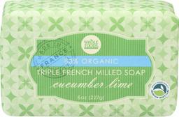 WHOLE FOODS MARKET Tri Mill Soap Cuc Lime, 8 OZ