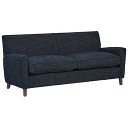 Amazon Brand – Rivet Lawson Modern Angled Sofa, 78"W, Blue Eclipse