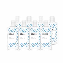 Amazon Brand - Solimo Hand Sanitizer Gel, 60 ml (Pack of 8)