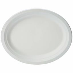 AmazonBasics Compostable Plates, 12" x 10", Pack of 500