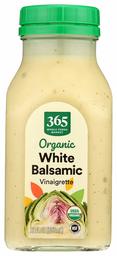 365 by Whole Foods Market, Organic Refrigerated Salad Dressing, White Balsamic Vinaigrette, 12 Fl Oz