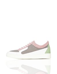 FIND Women's Sneakers Leather Lace-up Multicolour (Multicolor) 6 UK (39 EU)