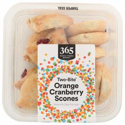 365 EVERYDAY VALUE Two Bite Orange Cranberry Scone, 11.3 OZ