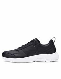 Care of by Puma Men’s Leather Low-Top Casual Trainer, Black, US 8