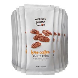 Kona Coffee Roasted Pecans Snack Pack, 1.5 oz single serve (Pack of 15)