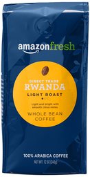 AmazonFresh Direct Trade Coffee, Rwanda, Whole Bean, 12 oz