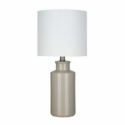 Amazon Brand – Ravenna Home Table Lamp with Ceramic Base, Bulb Included, 19.75"H, Vintage Khaki