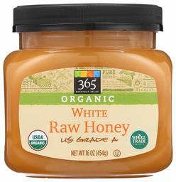 365 EVERYDAY VALUE Organic Raw White Honey, 16 OZ