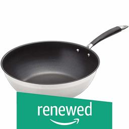(Renewed) AmazonBasics 11" wok pan (28cm)