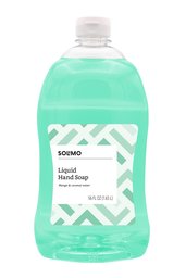 Amazon Brand - Solimo Liquid Hand Soap Refill, Mango and Coconut Water, 56 Fluid Ounce