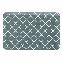 AmazonBasics Anti-Fatigue Standing Comfort Mat for Home Kitchen and Office - 20" x 30", Teal Pattern