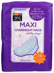 365 EVERYDAY VALUE Maxi Pad Overnight, 14 CT