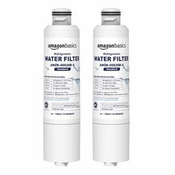 AmazonBasics Replacement Samsung DA29-00020B Refrigerator Water Filter Cartridge - Pack of 2, Standard Filtration (Renewed)