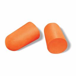 AmazonBasics Soft Foam High Visibility Bullet Earplugs, NRR 32dB, 200-Pair