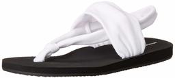 Amazon Essentials Women's Delia Sandal, White, 8 Medium US
