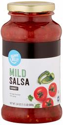 Amazon Brand - Happy Belly Mild Chunky Salsa, 24oz (Previously Solimo)
