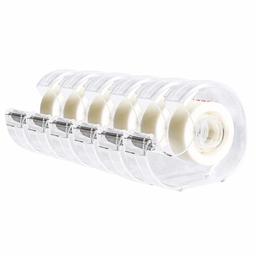 Amazonbasics Magic Tape and Refillable Dispenser, Standard Width, Engineered for Repairing, 3/4" x 18.05 yds., 6-Pack (Renewed)