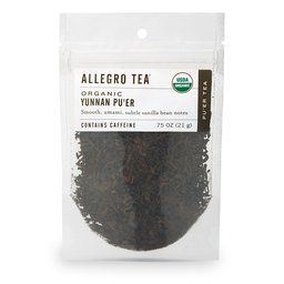 Allegro Tea, Tea Spice Puer Yunnan Organic, 0.75 Ounce