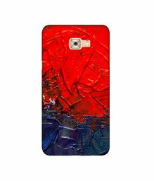Amazon Brand - Solimo Designer Red Wax Color 3D Printed Hard Back Case Mobile Cover for Samsung Galaxy C7 Pro