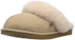 Amazon Brand - 206 Collective Women's Roosevelt Shearling Slide Slipper Shoe, Sand, 6.5 B US