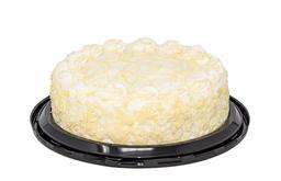 Fresh Prepared, White Vanilla Cake, 8 inch Round, 31 Oz