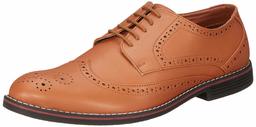 Amazon Brand - Symbol Men's Tan PU Formal Shoes - 6 UK (AZ-SY-439)