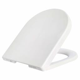 AmazonBasics AB-T100-R-W Economy Round White Toilet Seat