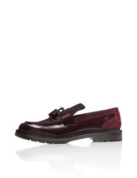 find. Amazon Brand Men's Loafers in Patent Leather with Tassel and Fringe, Red (Burgundy), US 11.5