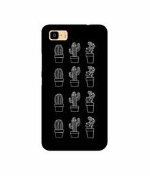 Amazon Brand - Solimo Designer Cactus Design 3D Printed Hard Back Case Mobile Cover for Asus Zenfone 3S Max