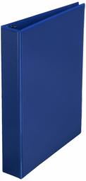 AmazonBasics 1.5" Round Ring Binder, Blue, View, 4-Pack (Renewed)