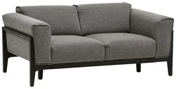 Amazon Brand – Rivet Apex Modern Oversized Loveseat Sofa, 65"W, Ash Grey