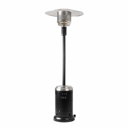 AmazonBasics Commercial Outdoor Patio Heater, Stainless Steel and Hammered Black