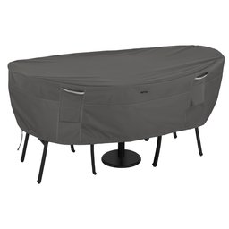 Classic Accessories Ravenna Patio Bistro Table & Chair Set Cover Outdoor Furniture with Durable Material (55 – 196 – 015101 EC)