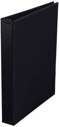 AmazonBasics 1" Round Ring Binder, Black, View, 4-Pack (Renewed)