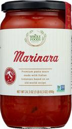 Whole Foods Market, Pasta Sauces Marinara, 24.3 Ounce
