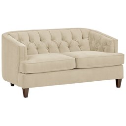 Amazon Brand – Stone & Beam Leila Tufted Sofa, 69" W, Linen