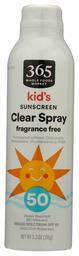 365 EVERYDAY VALUE Fragrance Free Kid's Sunscreen SPF 50, 5.3 OZ