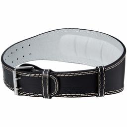 AmazonBasics 4 Inch Wide Padded Weight Lifting Belt - Small, Black