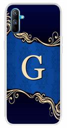 Amazon Brand - Solimo Designer Multicolor Blue Pattern Alphabet-G Printed Soft Back Case Mobile Cover for Realme C3