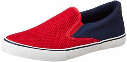 Amazon Brand - Symbol Men's Red/Navy Mesh Sneakers-8 UK (42 EU) (9 US) (AZ-YS-403)