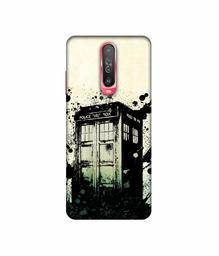 Amazon Brand - Solimo Designer Police Booth 3D Printed Hard Back Case Mobile Cover for Poco X2 / Mi Redmi K30